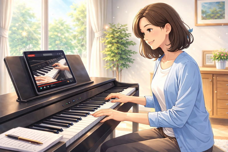 ピアノは独学でも弾ける？大人初心者が失敗しない始め方を解説！